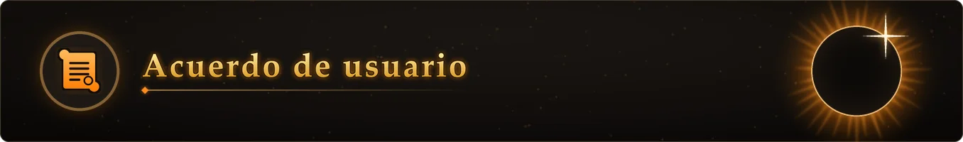 Acuerdo de usuario